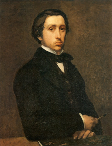 Selbstbildnis von Edgar Degas