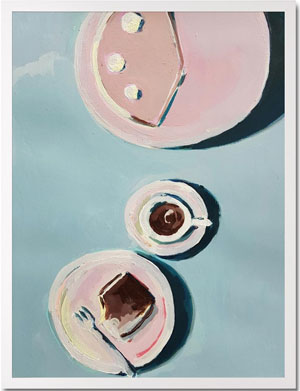 Küchenbild Stillleben Kaffee und Kuchen von Diana Krinninger