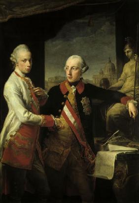 Joseph II. mit Bruder Leopold