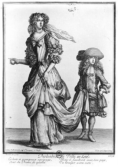 The Summer city dress von Bonnart (Family of Engravers)