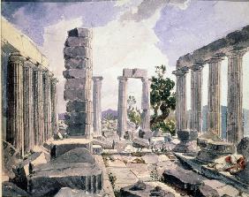 Der Tempel des Apollon Epikurios bei Phigalia 1835