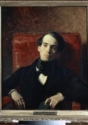 Porträt des Schriftstellers Alexander Strugowschtschikow (1808-1878) 1840
