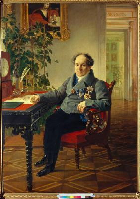 Porträt von Fürst Alexander Nikolajewitsch Golizyn (1773-1844) 1840