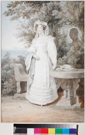 Porträt von Maria Isabel von Spanien (1789-1848), Königin beider Sizilien 1825