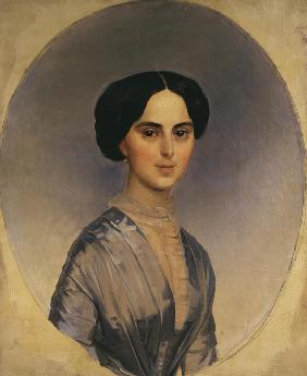 Porträt von Sophia Andrejewna Bobrinskaja, geb. Schuwalowa 1846