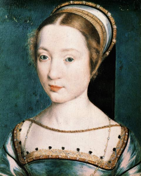 Bildnis einer Dame (Bildnis der Königin Claude?) von Corneille de Lyon