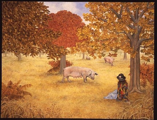Autumn-Pigs, 1989  von Ditz