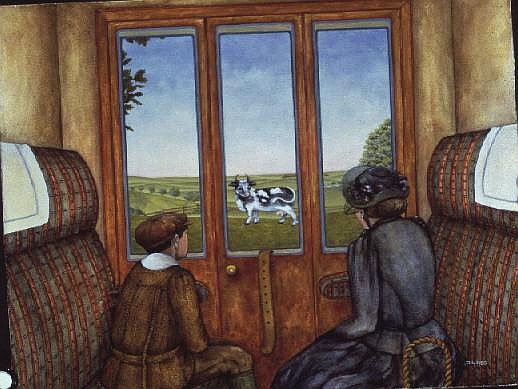 The Silly Cow after D.H.Lawrence''s ''Sons and Lovers'', (oil on canvas)  von Ditz
