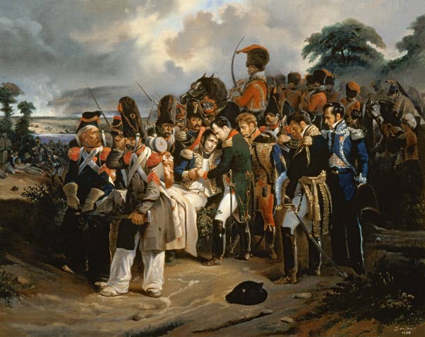 Napoleon bidding farewell to Marshal Jean Lannes von Dorian