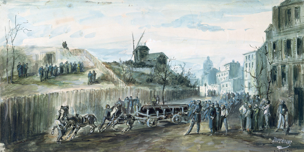Incident during the Paris Commune of 1870 von Dupendant