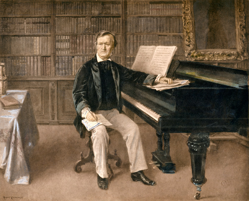 Richard Wagner am Flügel von Eichstaedt