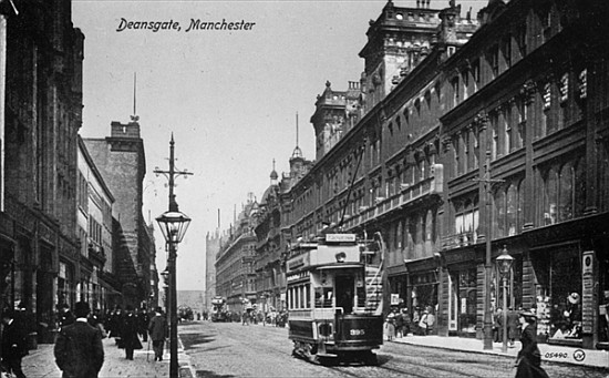Deansgate, Manchester, c.1910 von English Photographer