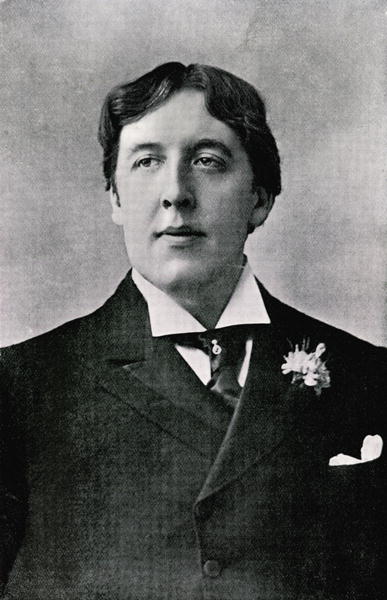 Oscar Wilde (b/w photo)  von English Photographer