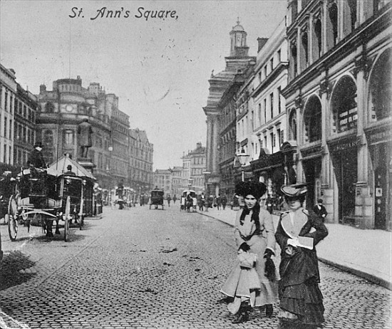 St. Ann''s Square, Manchester, c.1910 von English Photographer