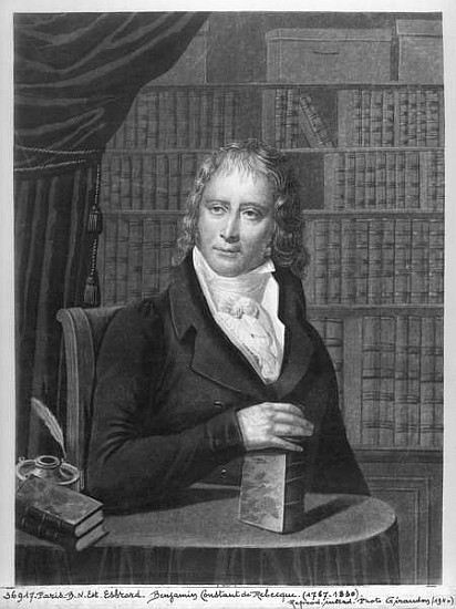 Henri Benjamin Constant de Rebecque (1767-1830) von Esbrard