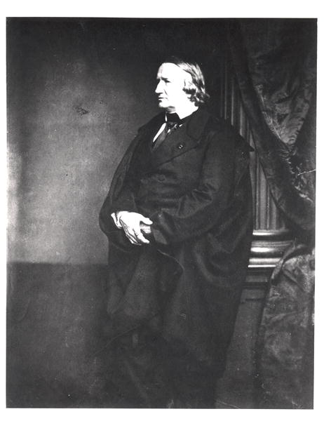 Alfred de Vigny (1797-1863) 1850s (b/w photo)  von French Photographer