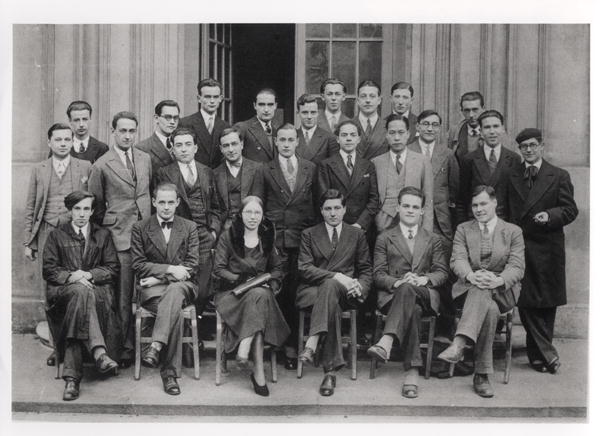 Graduating class of the Ecole Normale Superieure, Paris, 1931 (b/w photo)  von French Photographer