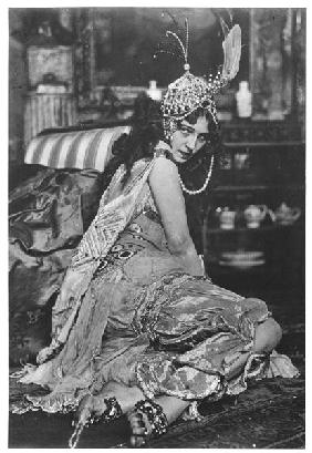 Ida Rubinstein (c.1885-1960) as Zobeide in ''Scheherazade'', c.1910 (b/w photo) 
