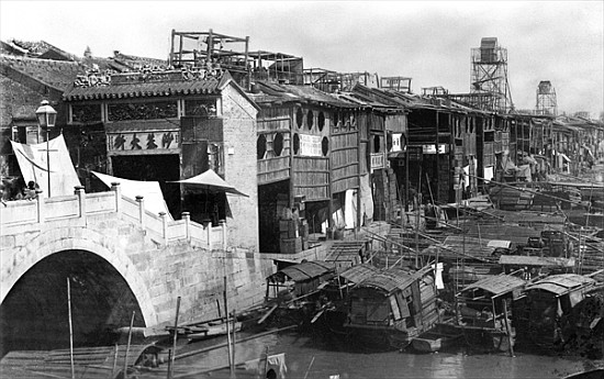 View of Canton, China, c.1900 von French Photographer