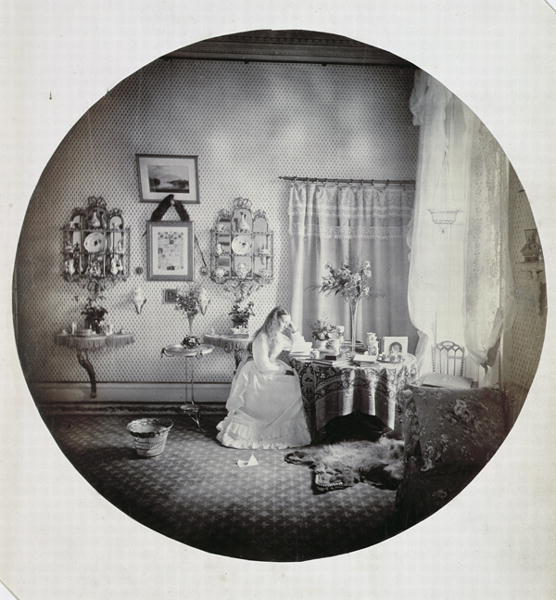 Interior of Muckross House, c.1865 (albumen print)  von Irish Photographer (19th Century)