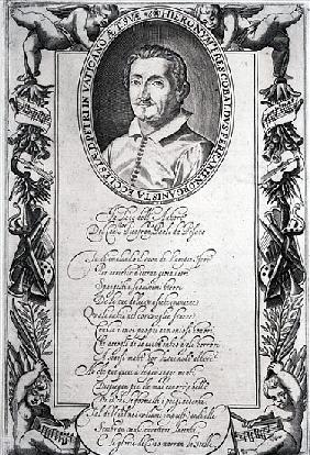 Hieronymus Frescobaldi; engraved Christian Sas