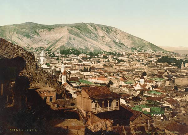 Vintage postcard of Tbilisi, 1890s von Russian Photographer