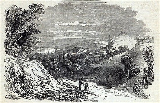 Coburg, from ''The Illustrated London News'', 16th August 1845 von Saxe-Coburg
