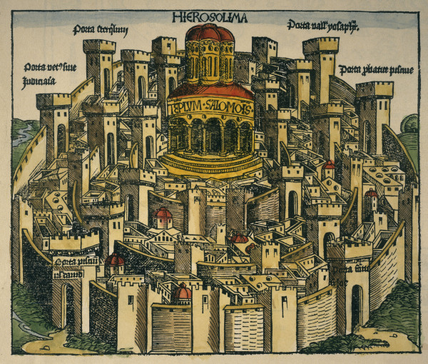 Ansicht von Jerusalem von Schedel