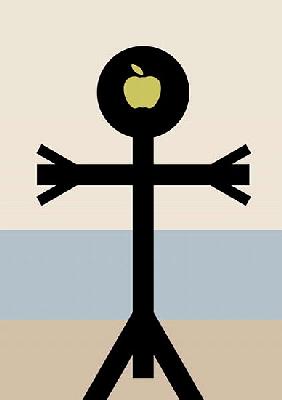 The Son of Man Icon, 2006 (digital) 