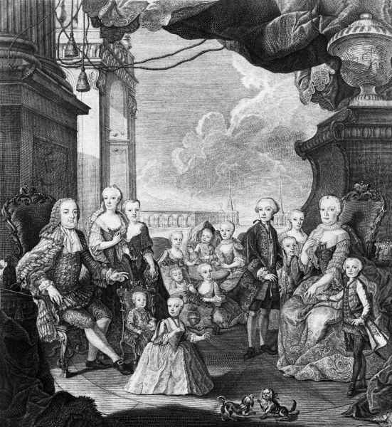 Maria Theresia u.Familie von Winkler