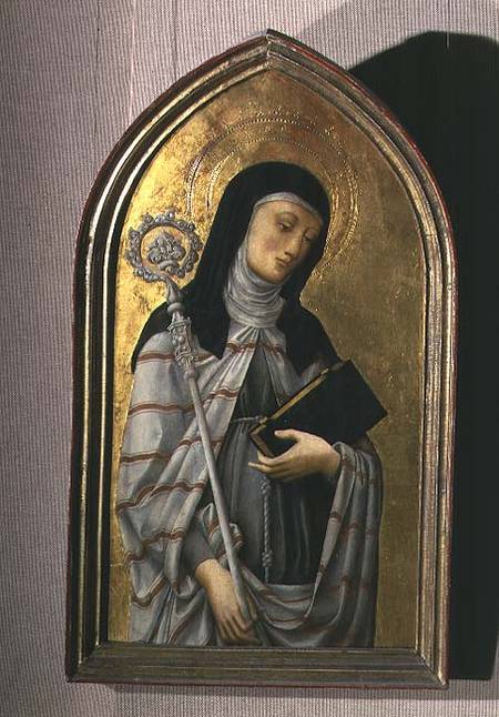 St. Clare, panel from a polyptych removed from the church of St. Francesco in Padua von A. and B. Vivarini