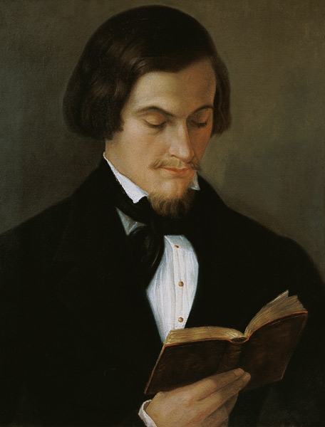 Bildnis des Dichters Heinrich Heine (1797-1856) von A. Keller