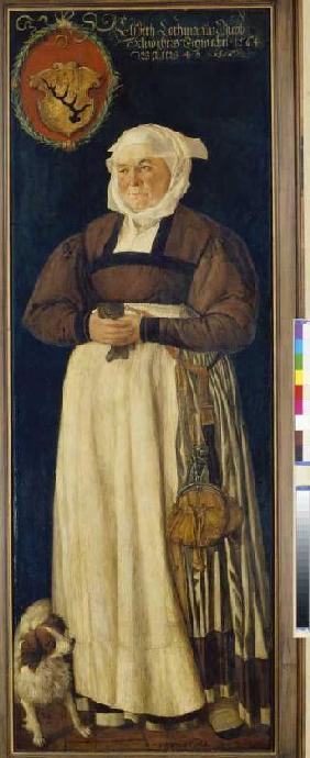 Bildnis der Elsbeth Hochmann, Gemahlin des Jacob Schwytzer 1564