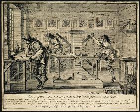 Die Werkstatt des Kupferstechers 1642