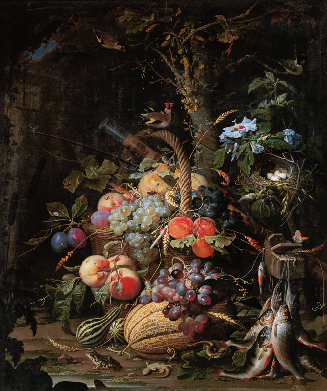 Der Früchtekorb. von Abraham Mignon