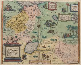 Karte von Russland (Aus: Theatrum Orbis Terrarum) 1573