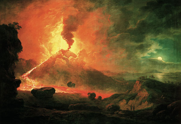 The Eruption of Vesuvius von Abraham Pether