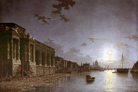 A View of the Thames von Abraham Pether
