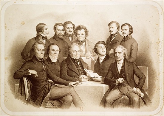 The Provisional Government of 24th February 1848 von Achille Deveria