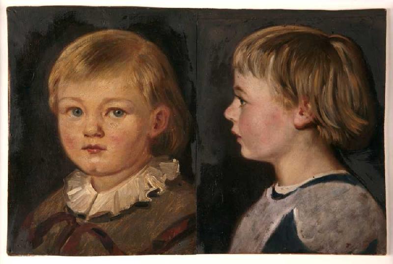Zwei Kinderbildnisse, Harald Friedrich von Adolf Friedrich