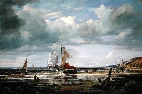 The Elbe at Blankenesee 1844