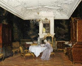 Dame in einem Interieur, Fredensborg 1896