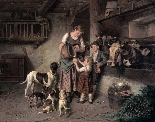 Frische Milch. von Adolph Eberle