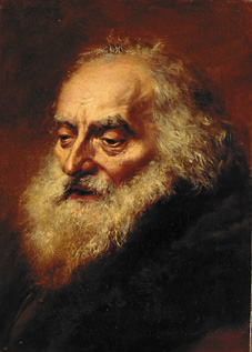 Kopf eines alten Juden von Adolph Friedrich Erdmann von Menzel
