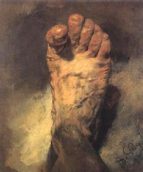 Der Fuß des Künstlers 1876