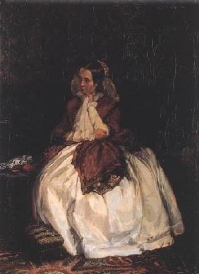 Portrait de madame Maercker 1846-48