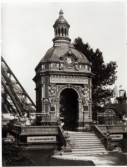The Pavilion Perrusson at the Universal Exhibition of 1889 in Paris von Adolphe Giraudon