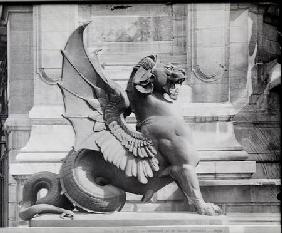 Chimaera from the St. Michel fountain, Paris c.1860