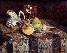 Still life with white pitcher c.1878-80
