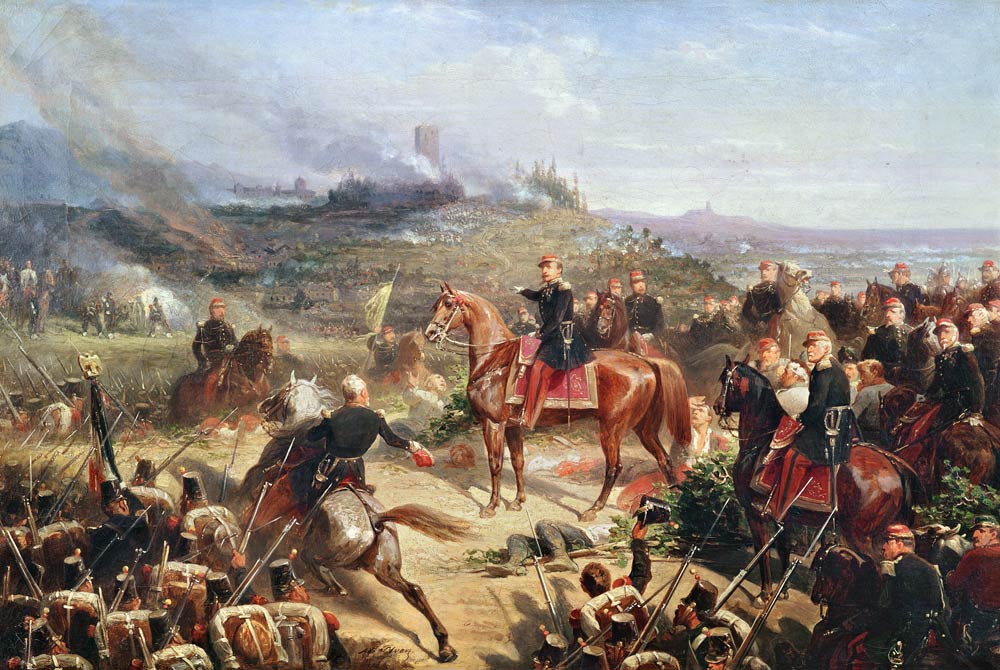 Battle of Solferino, 24th June 1859 von Adolphe Yvon